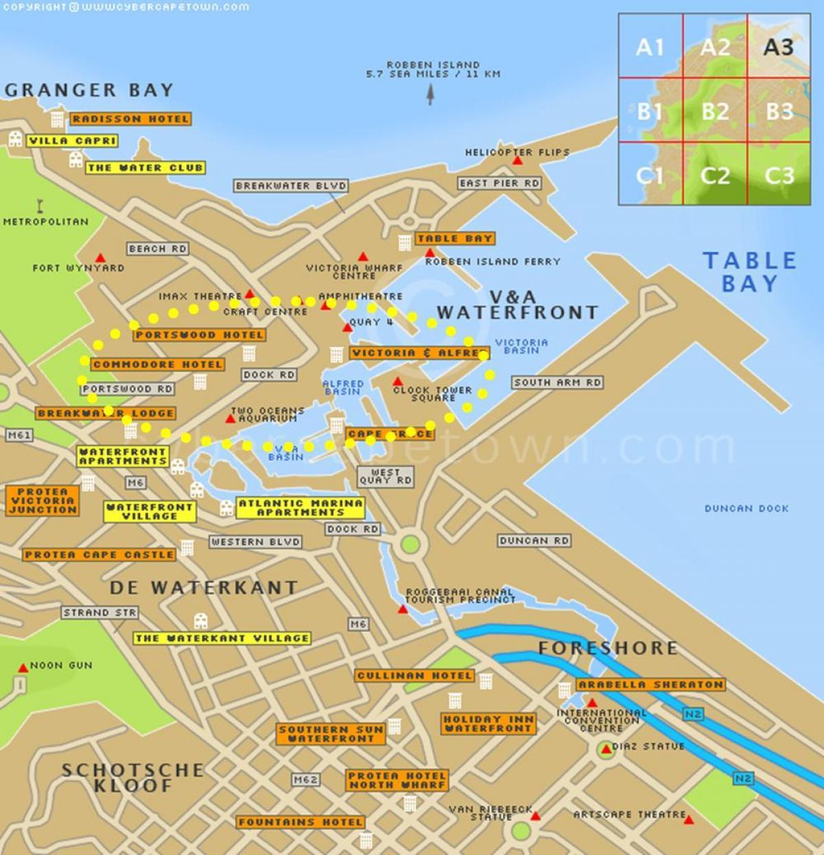 v&a Cape Town dermaga peta