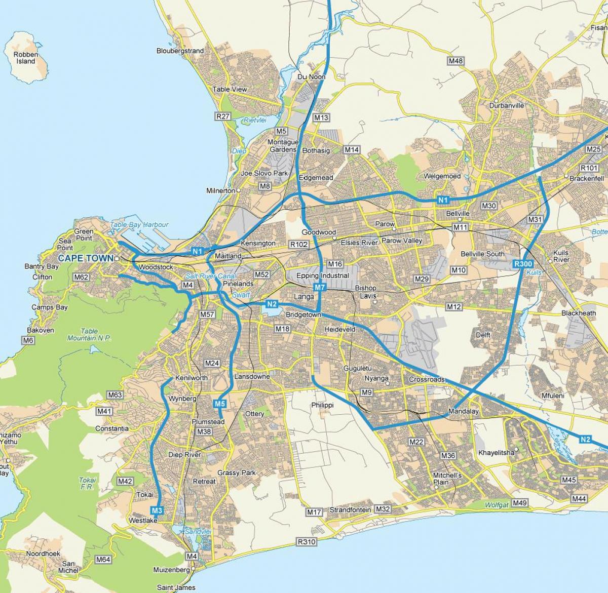 peta langa Cape Town