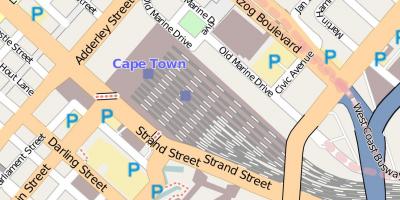 Peta barrack jalan Cape Town