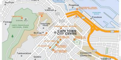 Peta abad ke kota Cape Town
