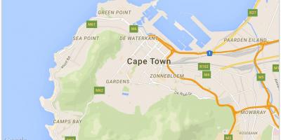 Peta de waterkant Cape Town