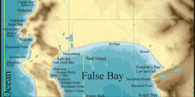Peta palsu bay Cape Town